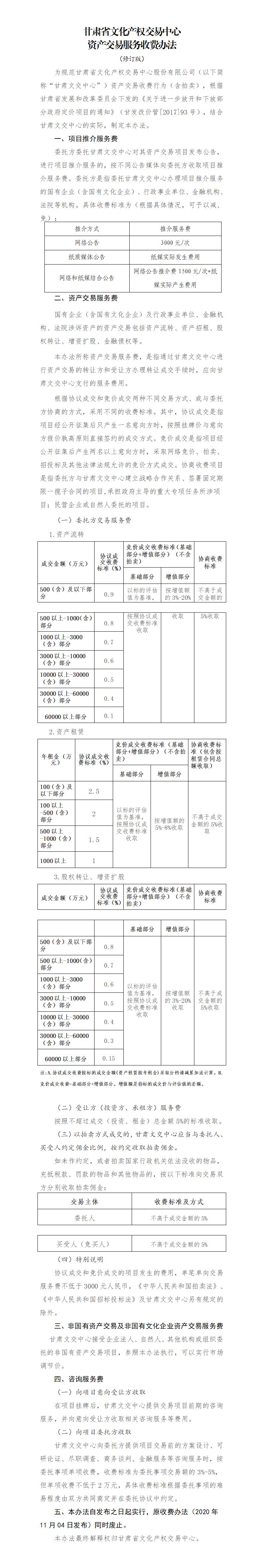 關(guān)于印發(fā)《甘肅省文化產(chǎn)權(quán)交易中心資產(chǎn)交易服務(wù)收費(fèi)辦法（修訂版）》的通知_01.jpg