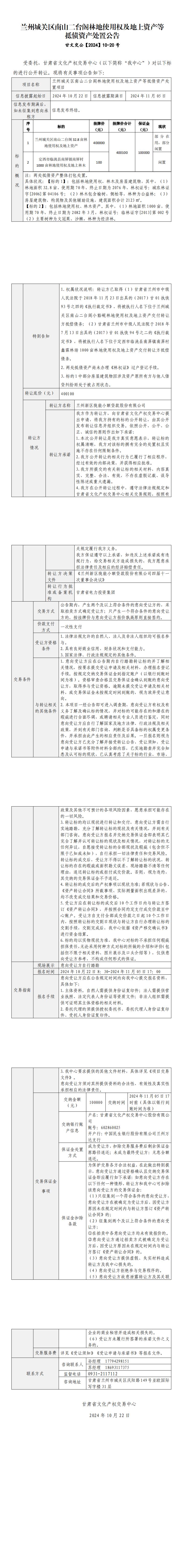 蘭州城關區(qū)南山二臺閣林地使用權(quán)及地上資產(chǎn)等抵債資產(chǎn)處置公告_00.jpg
